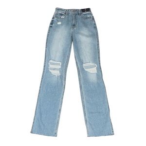 NWT hollister ultra high rise straight jeans